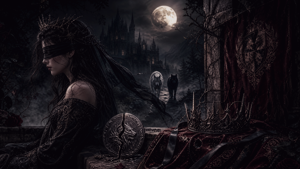 The Rejected Blind Luna - Moonlit Vice Books blog artwork