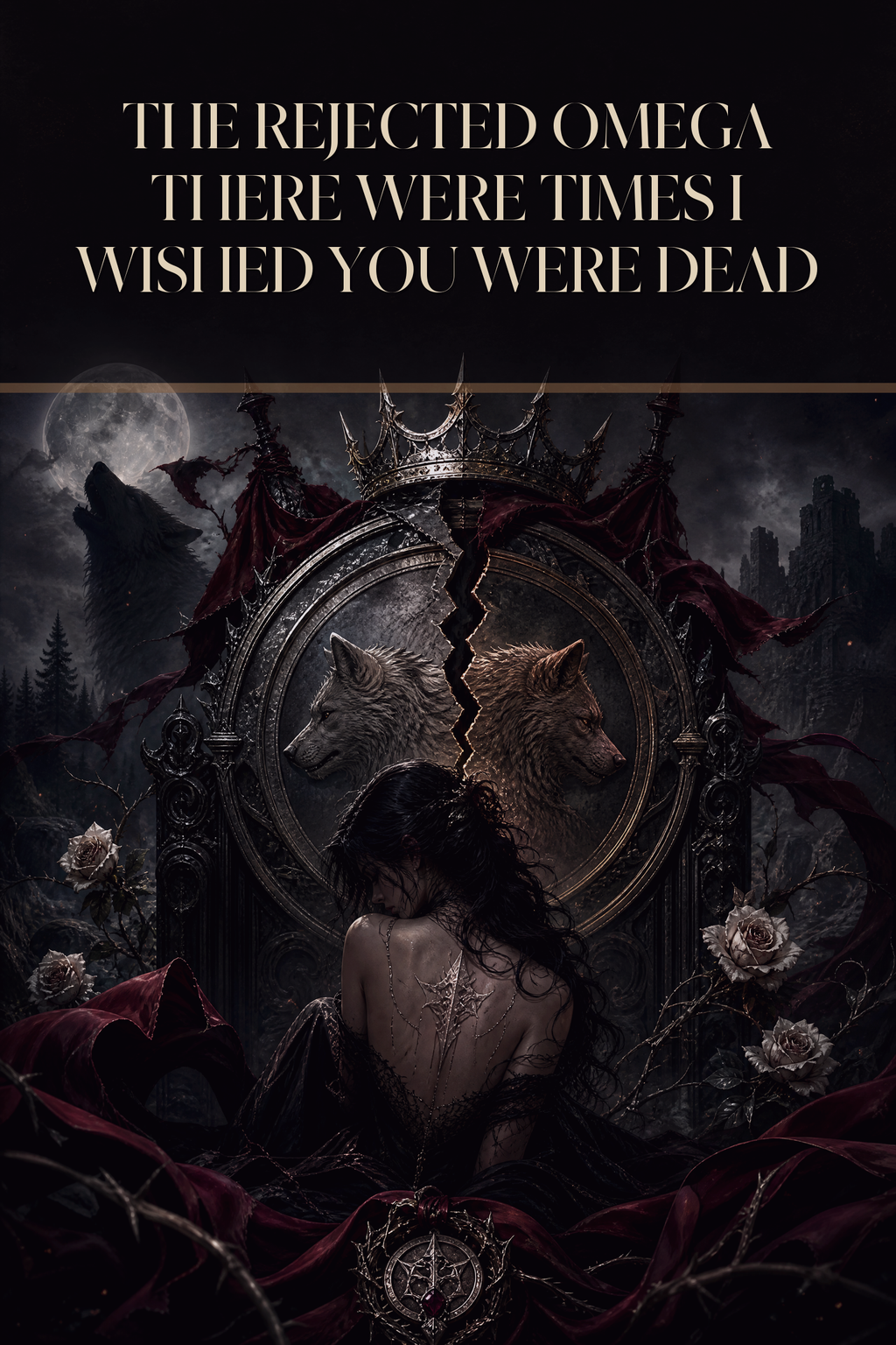 The Rejected Omega There Were Times I Wished You Were Dead - Moonlit Vice Books cover art