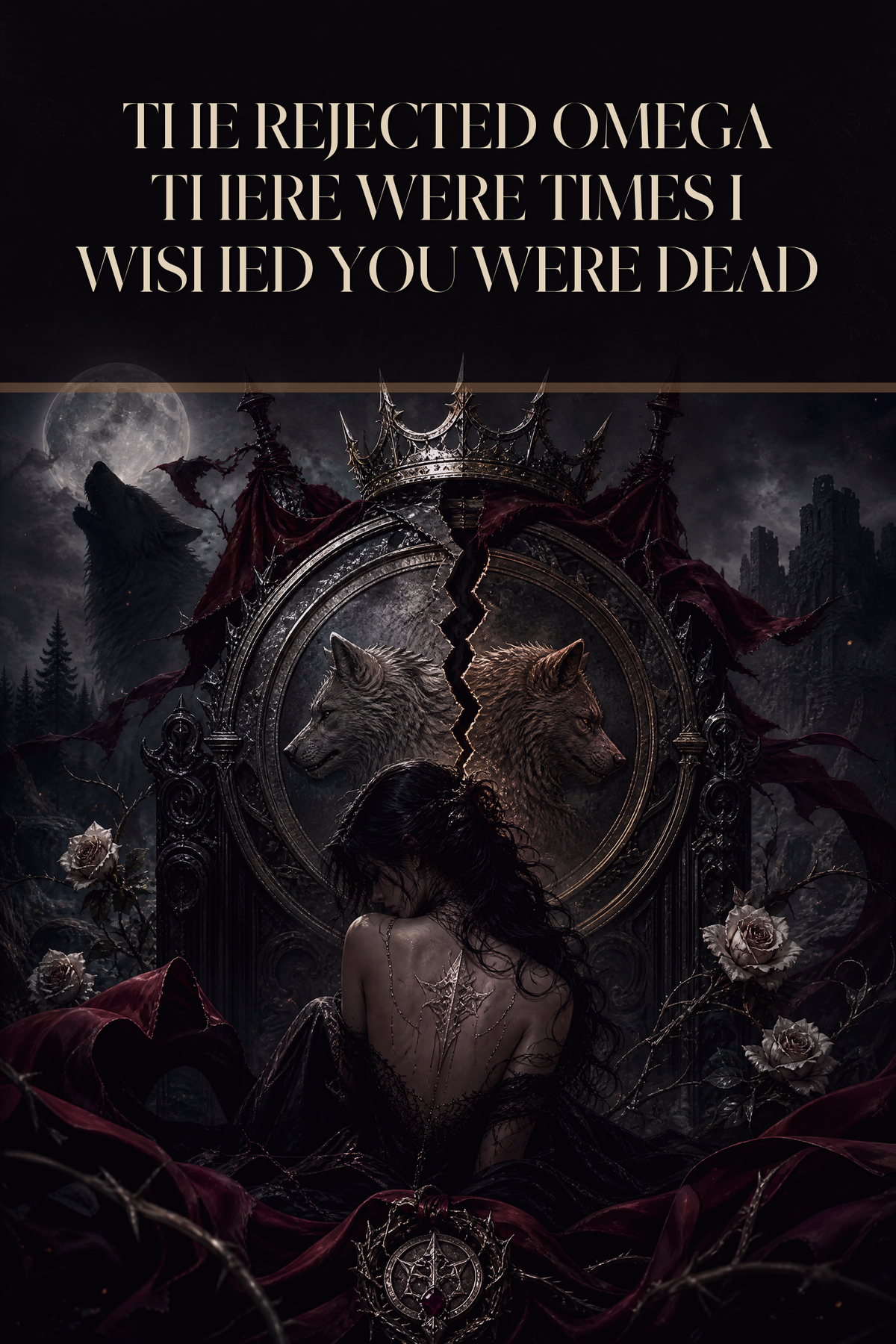 The Rejected Omega There Were Times I Wished You Were Dead - Moonlit Vice Books cover art