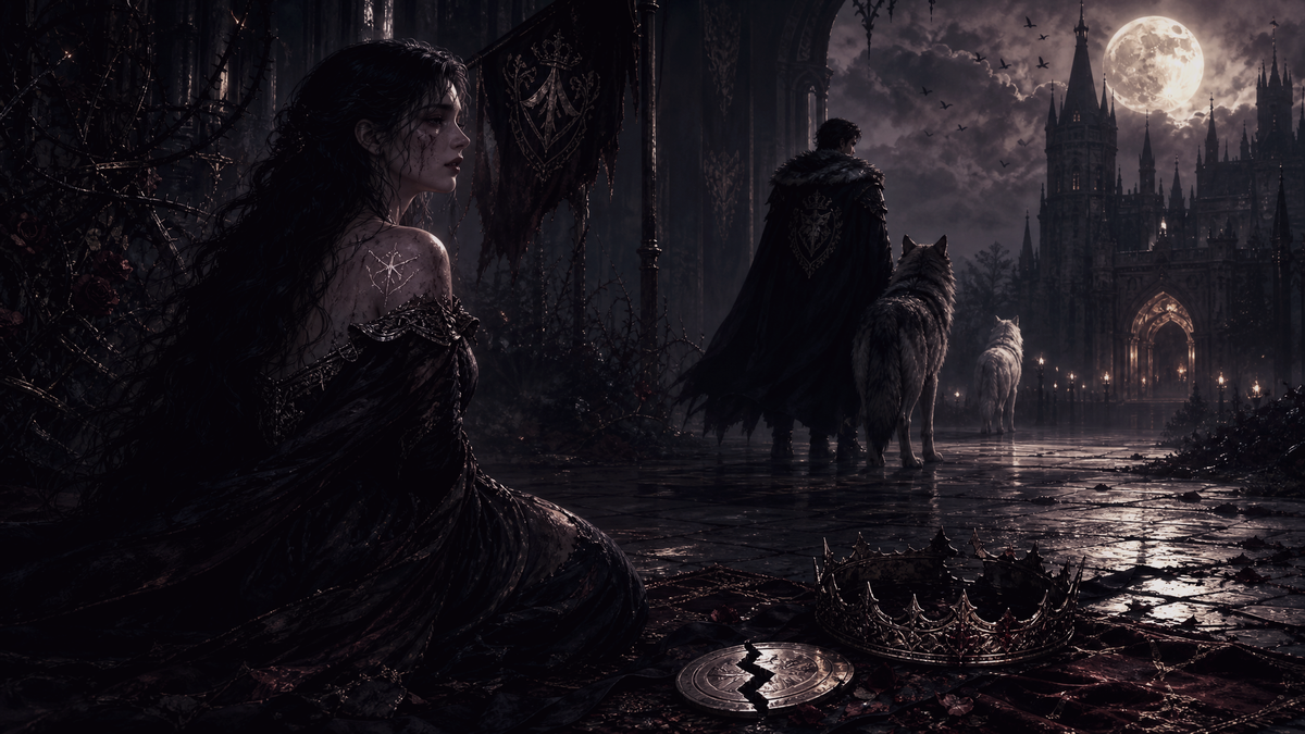 The Rise Of The Ugly Luna - Moonlit Vice Books blog artwork