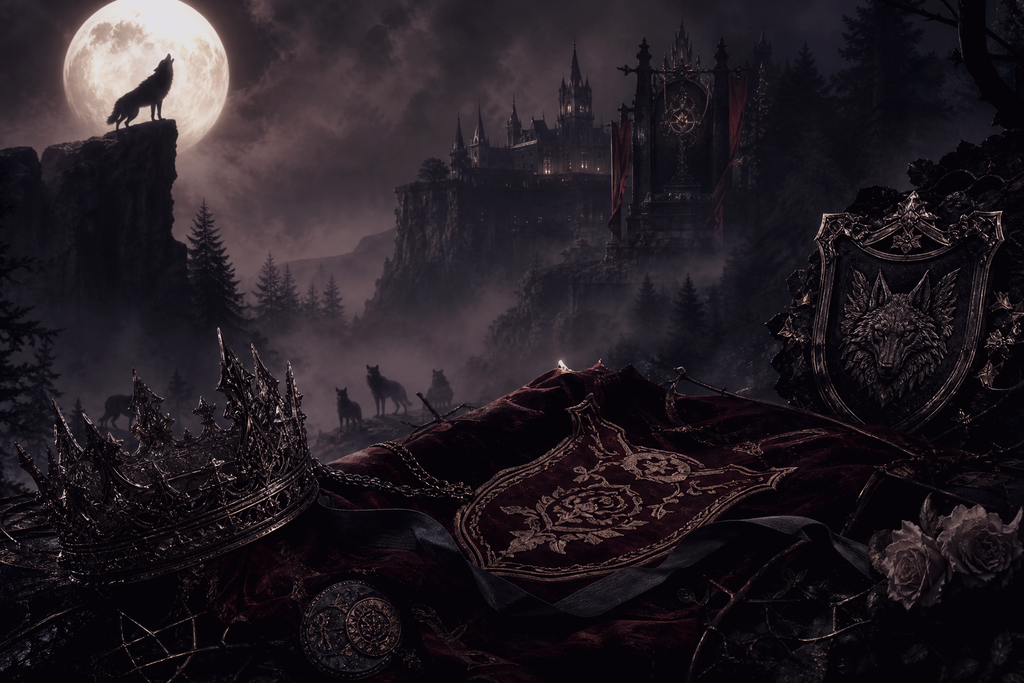 The Rise Of The Ugly Luna - Moonlit Vice Books mood artwork