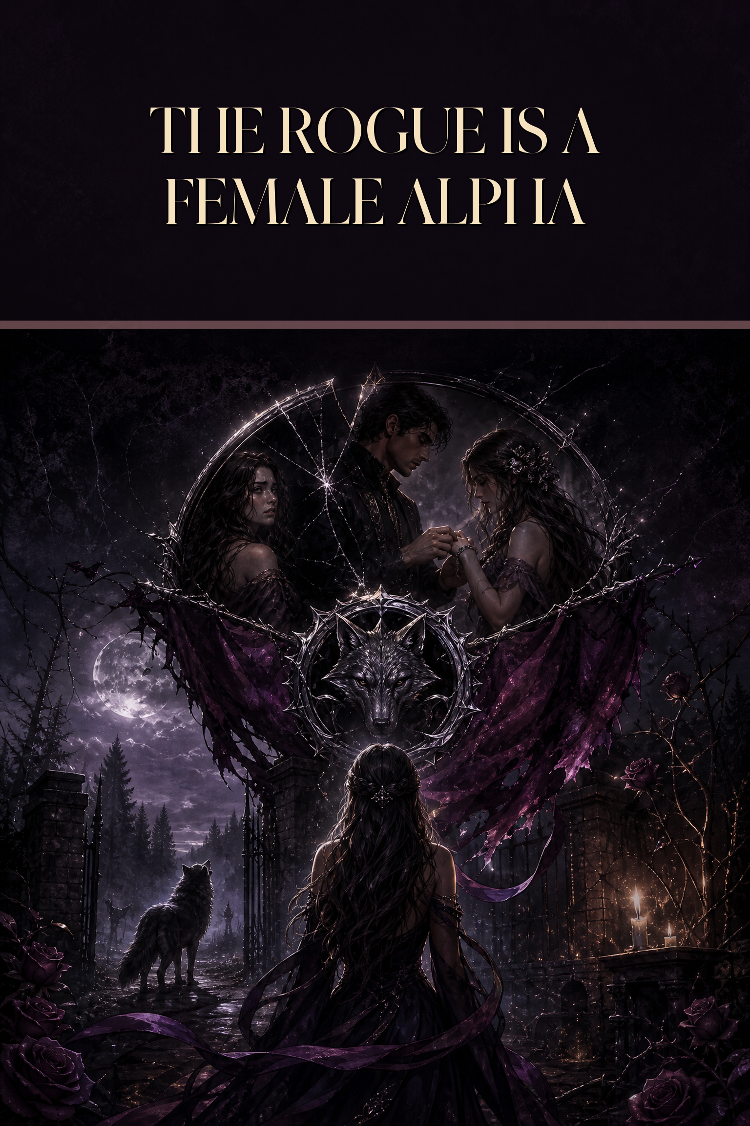 The Rogue Is A Female Alpha - Moonlit Vice Books cover art