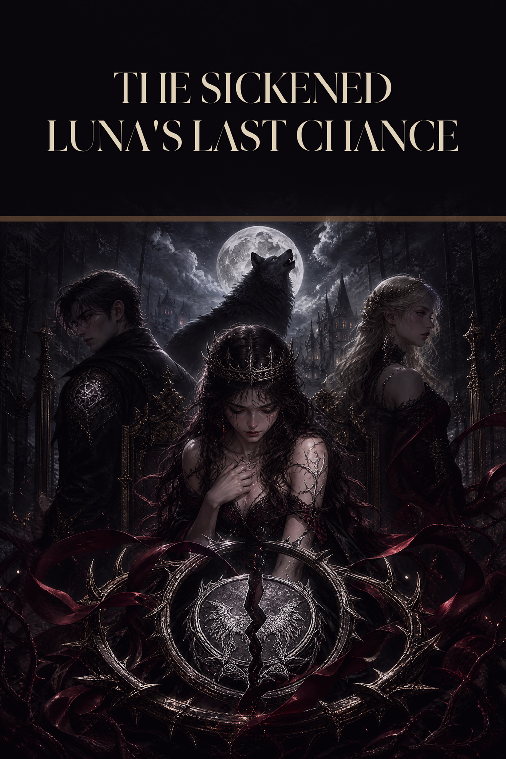 The Sickened Luna's Last Chance - Moonlit Vice Books cover art