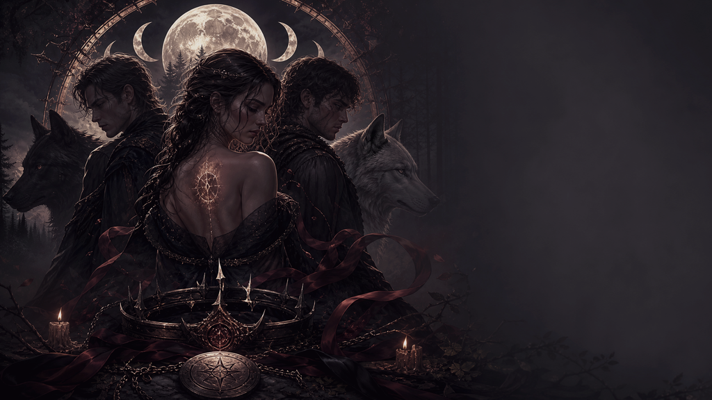 Torn Between Her Alphas - Moonlit Vice Books blog artwork
