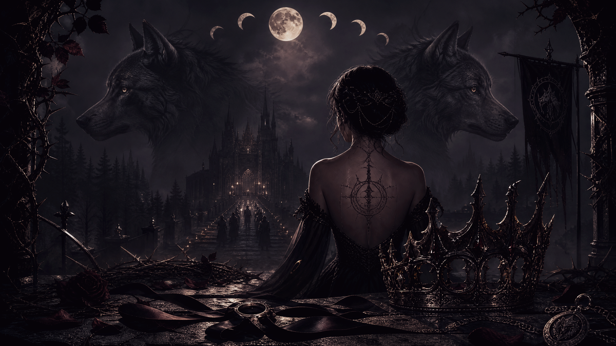 Who Made Mela A Luna (Reverse Harem) - Moonlit Vice Books blog artwork