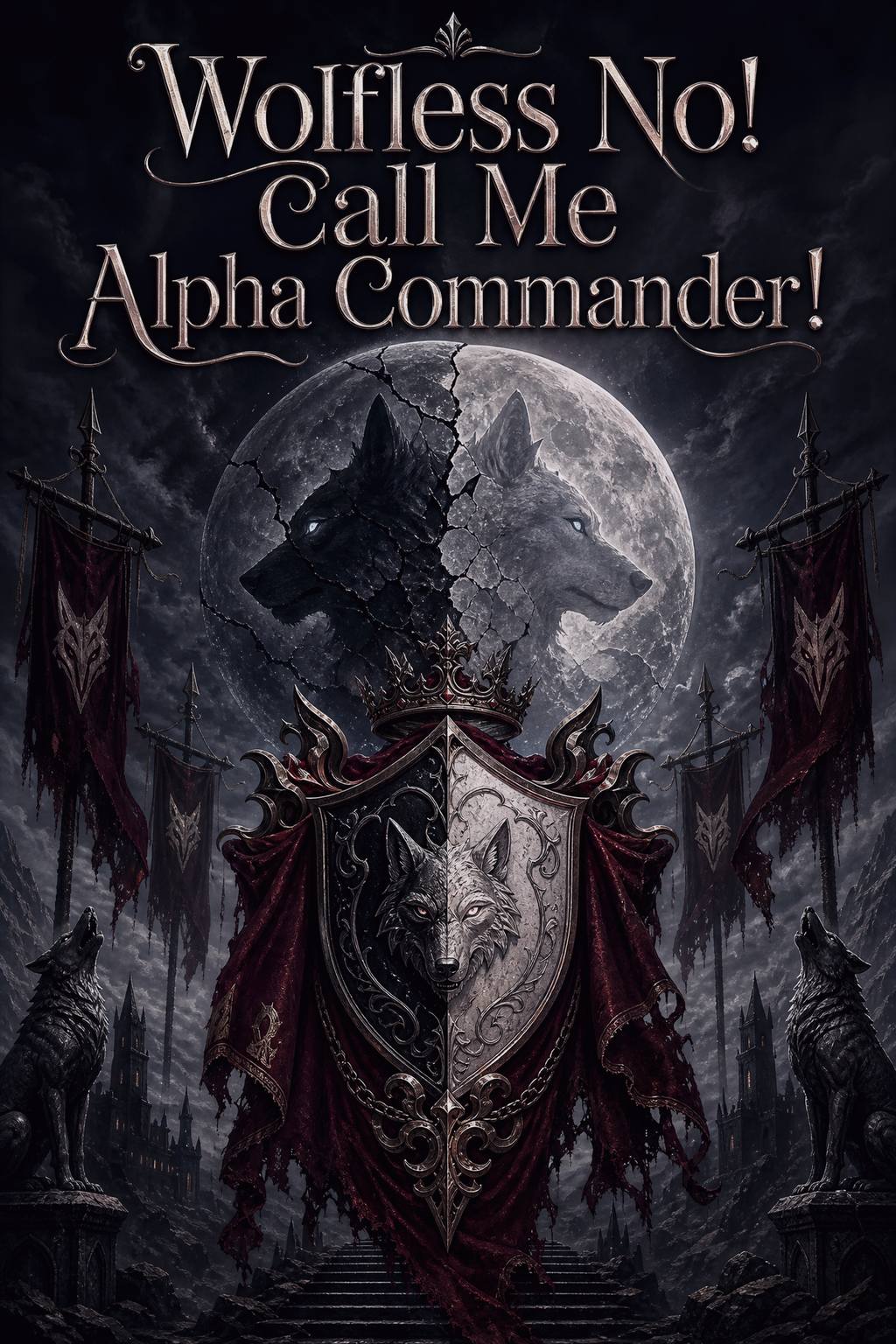 Wolfless No! Call Me Alpha Commander! - Moonlit Vice Books cover art